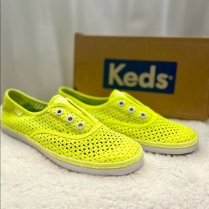 Keds- size 8.5 neon yellow